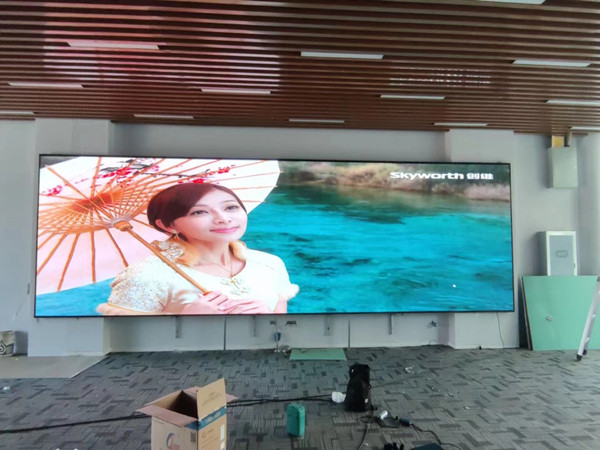 宜兴P1.53led小间距屏安装案例